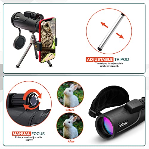 10x42 BAK4 Prism Monocular Telescope O531243