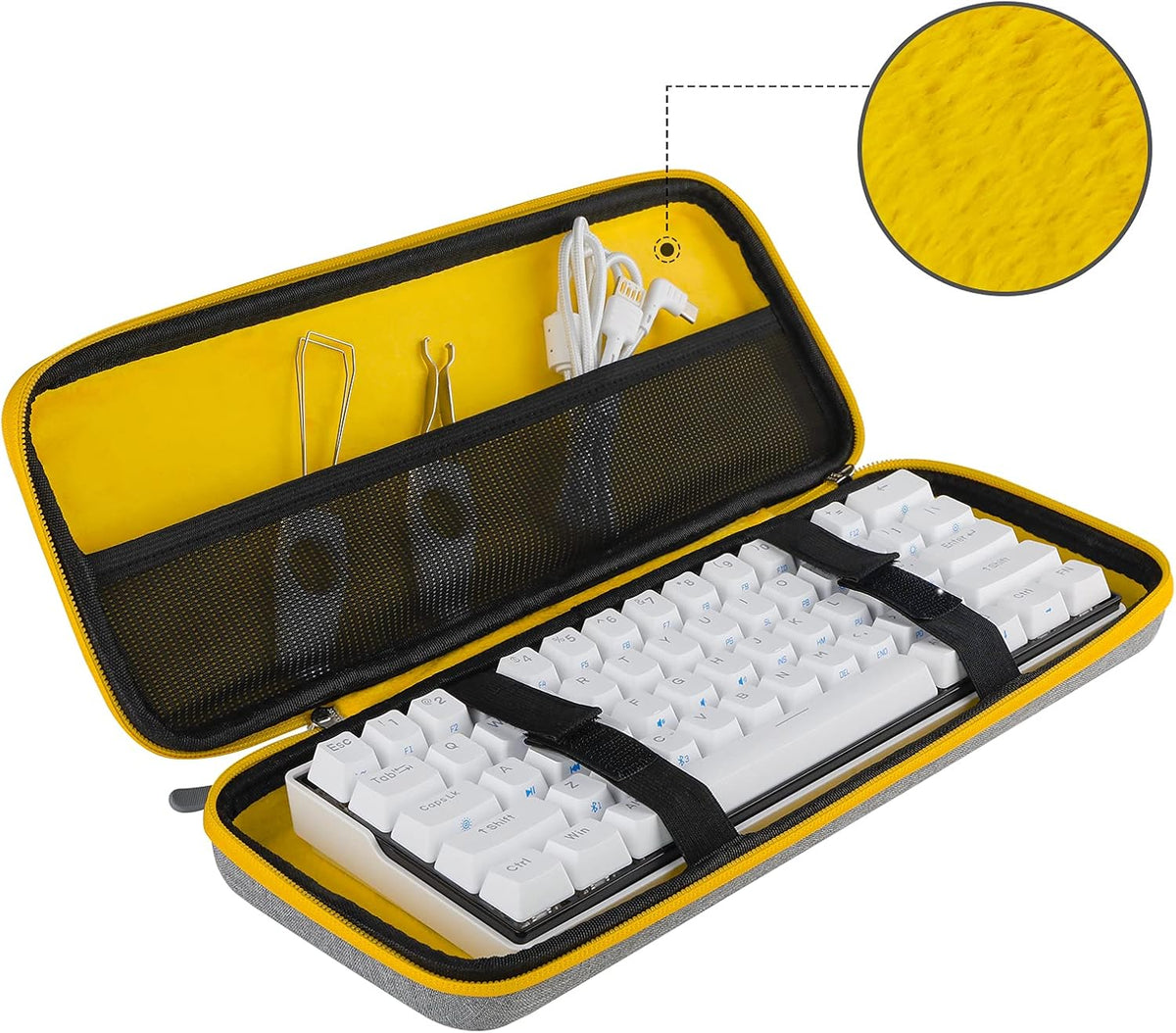 61 Key Hard EVA Keyboard Case, Pack of 2 N147573