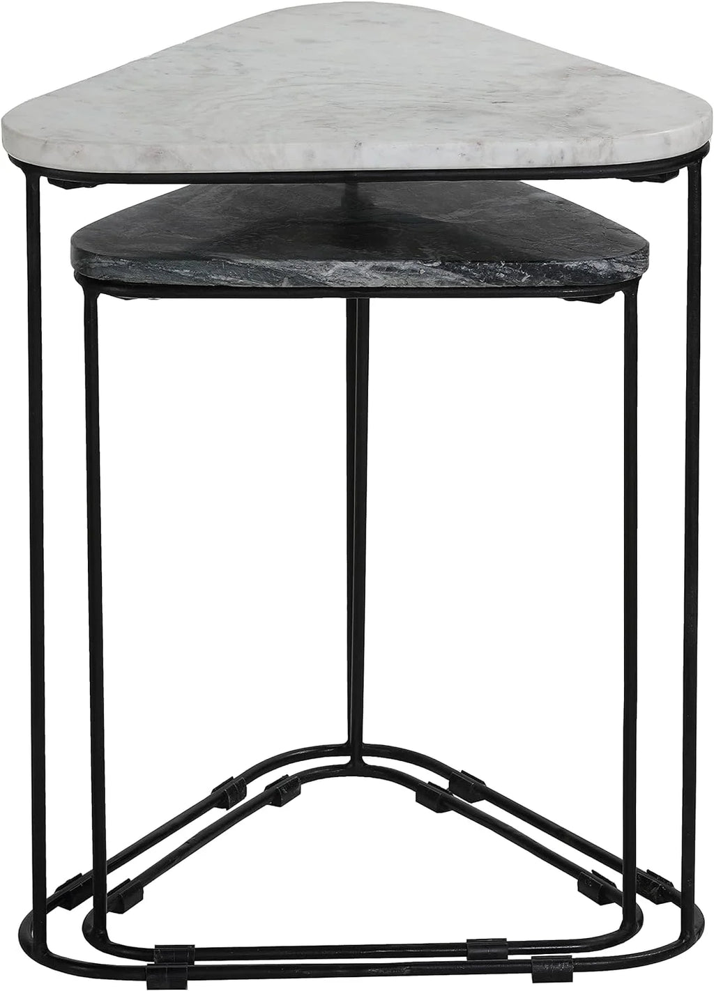 Black 2Pc Nesting Accent Tables M39552