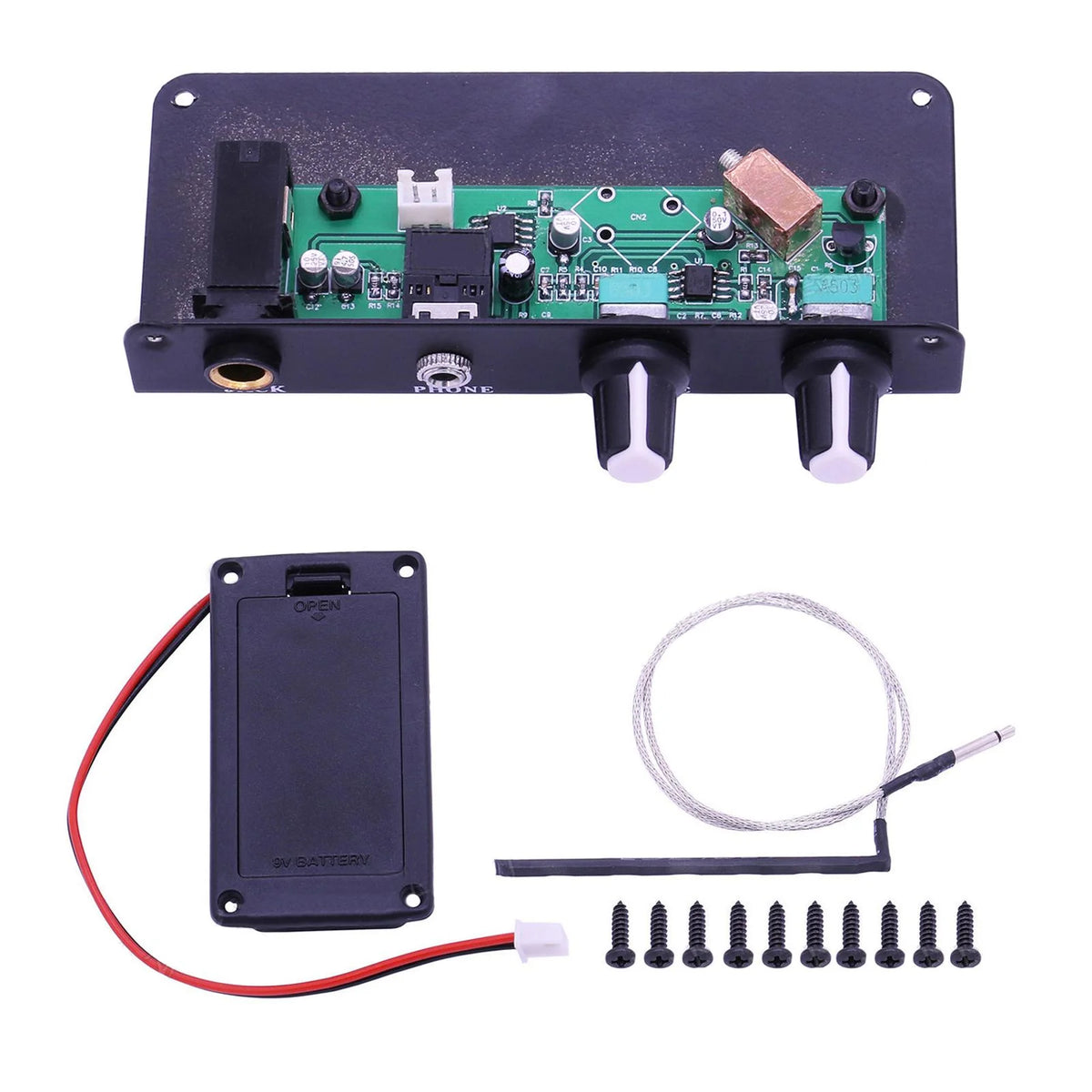 Silent Travel Guitar Pickups with Volume Tone Control T62424