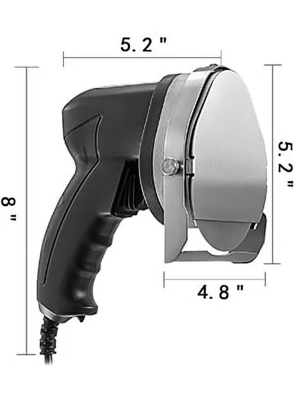 110V Electric Shawarma Knife 80W Stainless Steel 2800 RPM with 2 Blades N17490