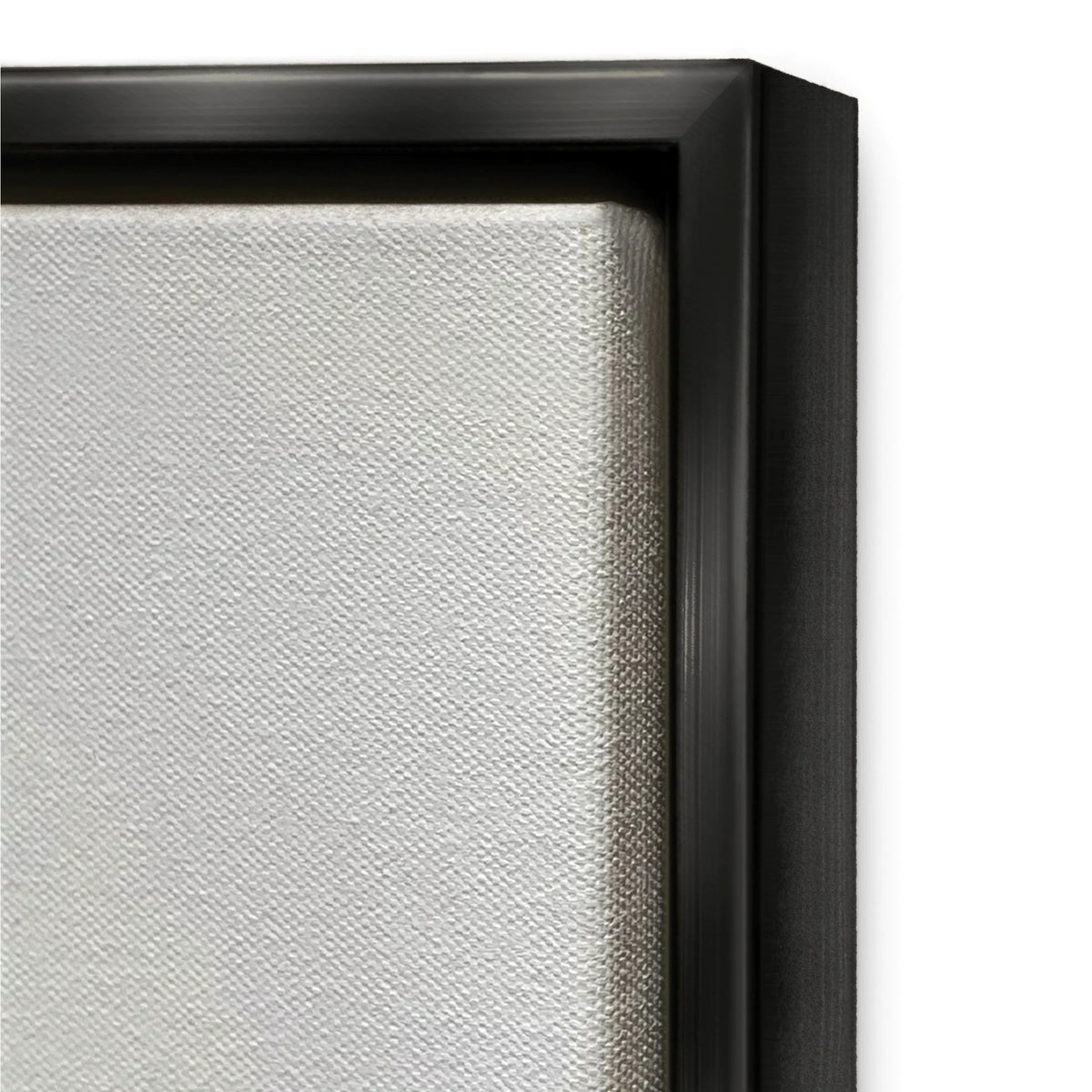 Jet Black Framed Art Print Wall Art I3085