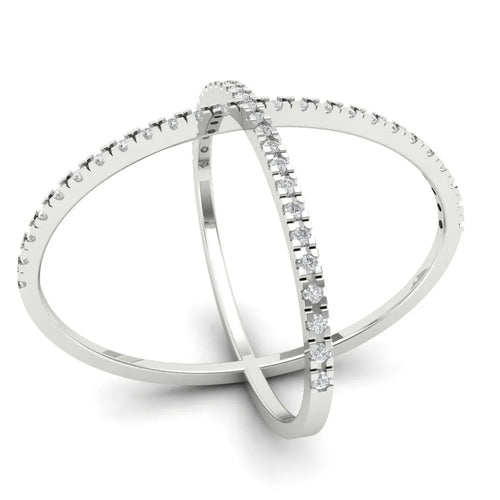 14k White Gold Simulated Diamond Ring size 10.75 K995325