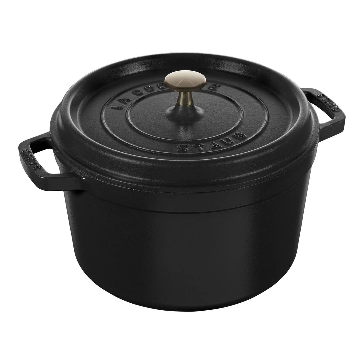 5 Qt. Cast Iron Tall Dutch Oven in Black I486