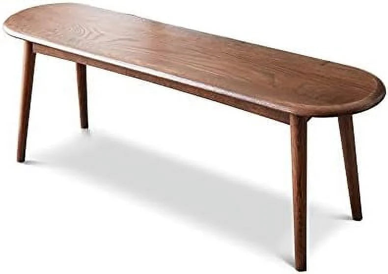 Oak Wood Dining Bench Woven Design 2-3 Seater S97836
