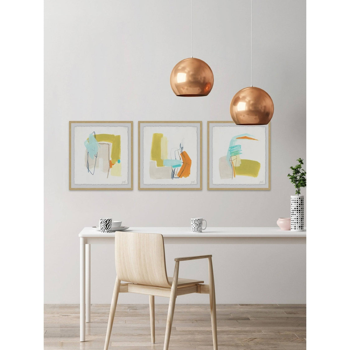 24 inch x 72 inch Triptych O270