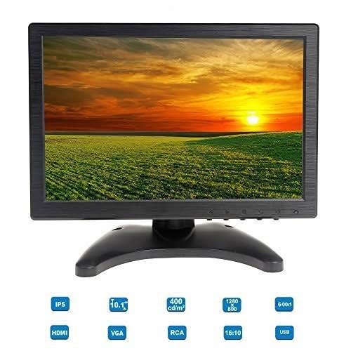 10x22 IPS LCD HD 1080p Camera Video Monitor HDMI VGA AV BNC S82552