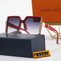 Luxury Four-Leaf Flower Half-Frame Polarized Sunglasses K5082