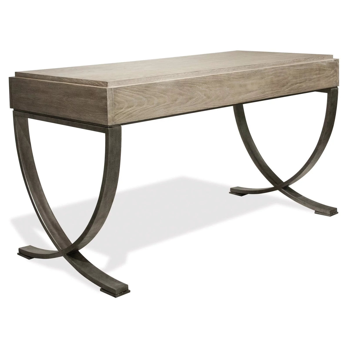 Wood and Metal Writing Desk H1079