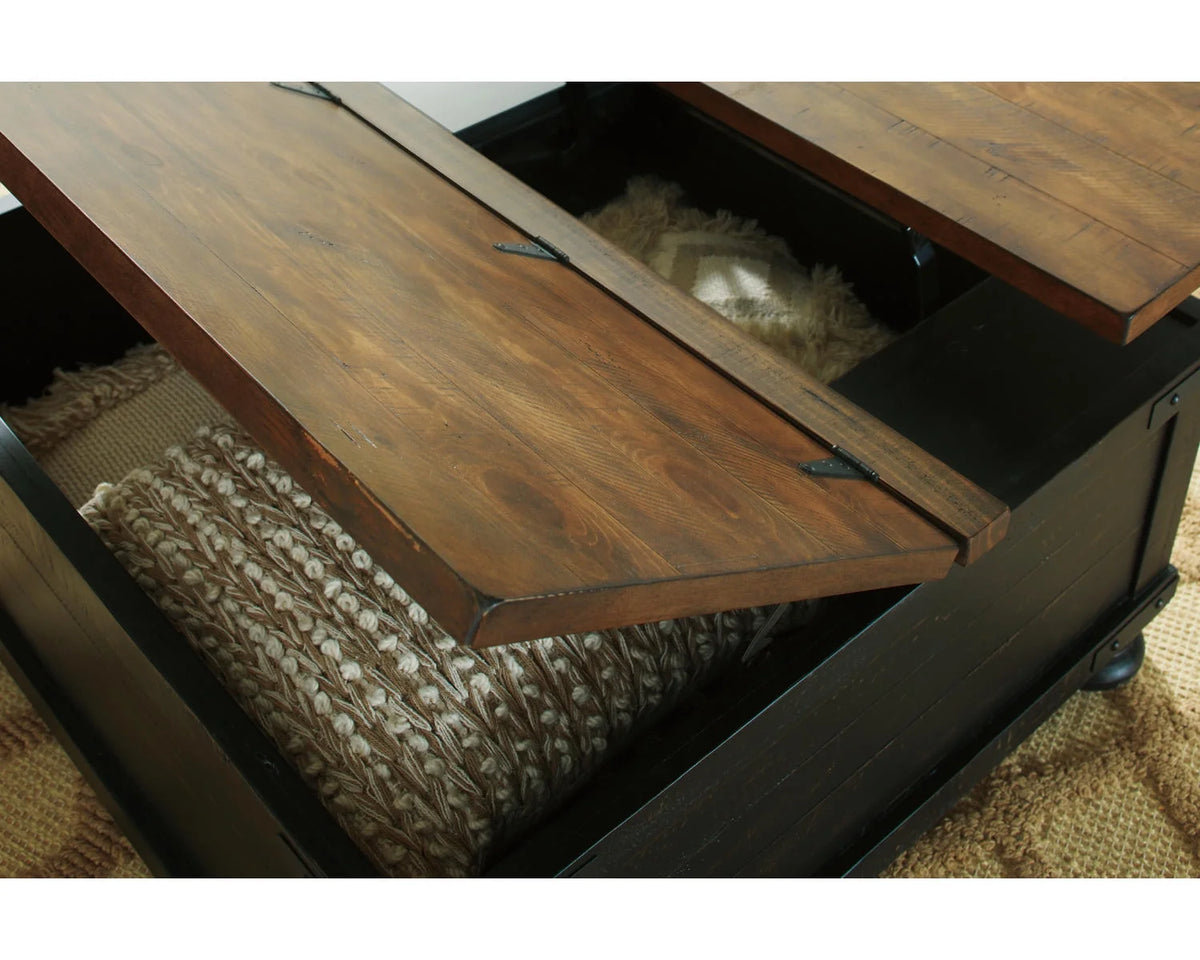 Black/Brown Lift Top Coffee Table G4236
