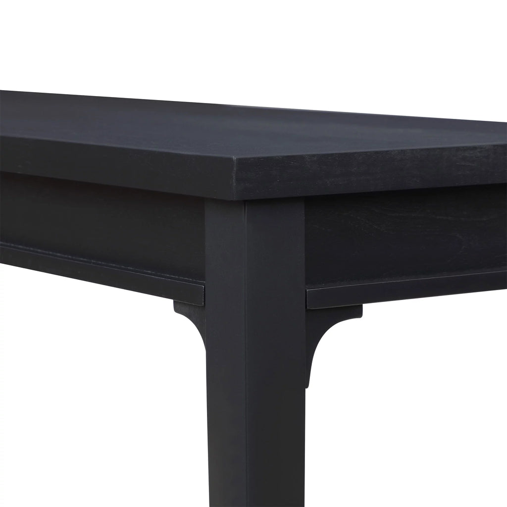 Console Table with Lower Shelf and Solid Wood Frame Z24810