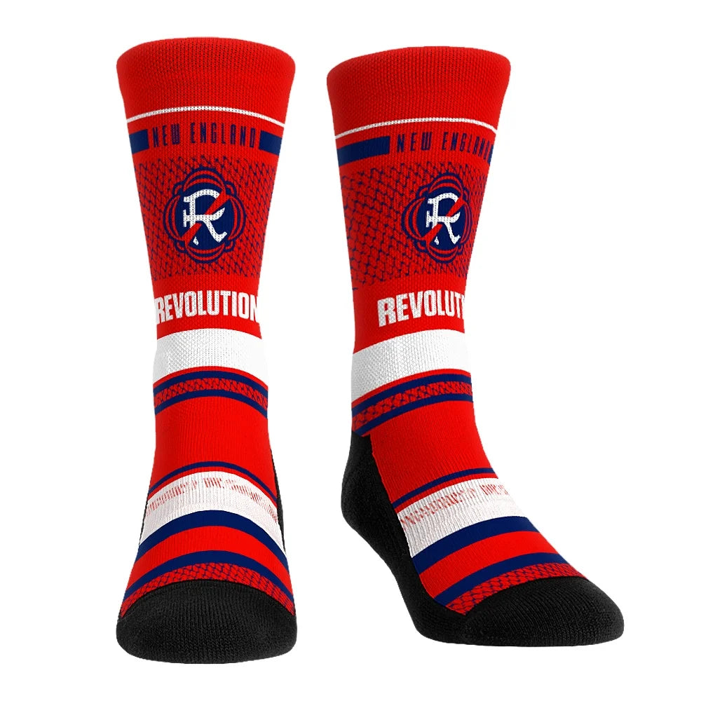 New England Revolution Three-Pack Crew Socks Set X8151