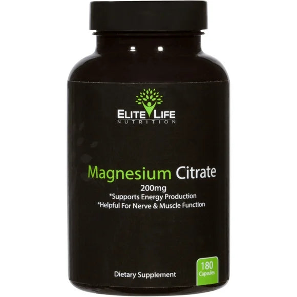 Magnesium Citrate 200mg 180 Capsules V237400
