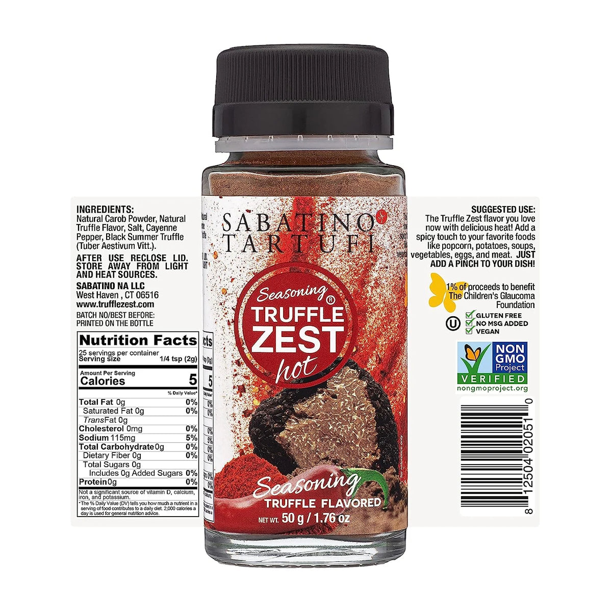 Hot Truffle Zest Seasoning, 1.76 oz X5557
