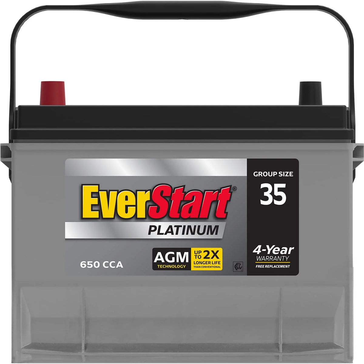 AGM Automotive Battery Group Size 35 12 Volt 650 CCA Q223753