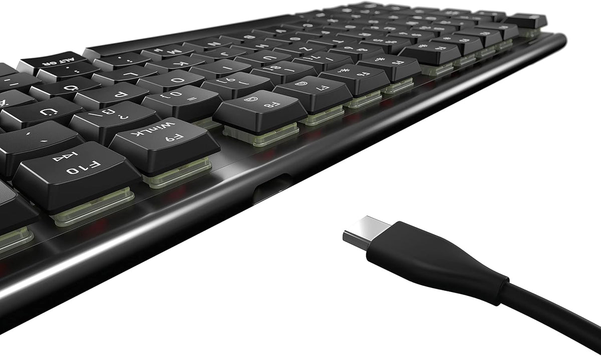 CHERRY MX Low Profile Speed Mechanical Keyboard with Aluminum housing D26053