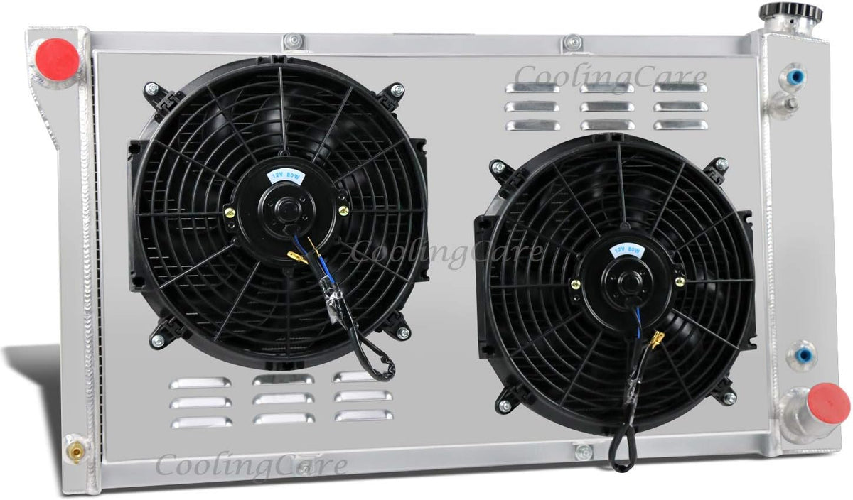 3 Row Core Aluminum Radiator with Shroud Fans I4374