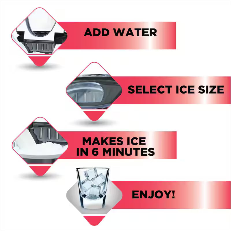 Portable Counter Top Ice Maker Q8279