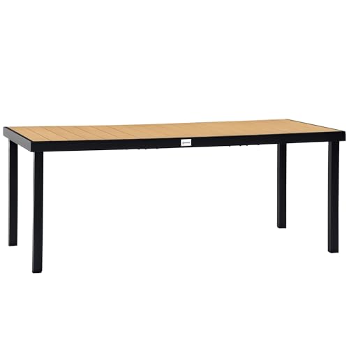 75" x 35" Aluminum Outdoor Dining Table for 8 T5627